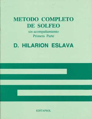 METODO COMPLETO DE SOLFEO 1A PARTE SIN ACOMPA�AMIENTO