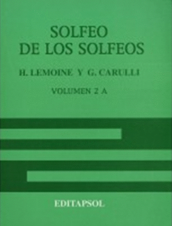 SOLFEO DE LOS SOLFEOS VOL 2A