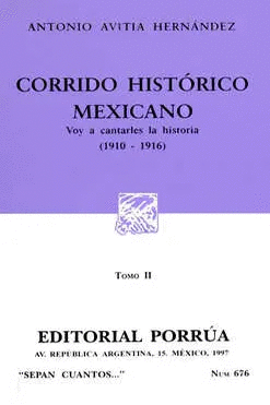CORRIDO HISTORICO MEXICANO TOMO II (1910 1916)