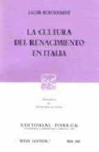 CULTURA DEL RENACIMIENTO EN ITALIA LA