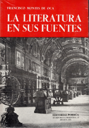 LITERATURA EN SUS FUENTES LA