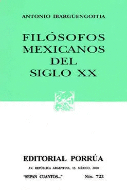 FILOSOFOS MEXICANOS DEL SIGLO XX