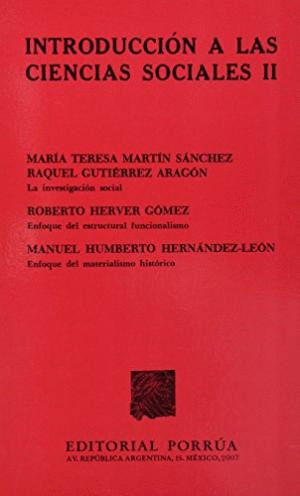 INTRODUCCION A LAS CIENCIAS SOCIALES II