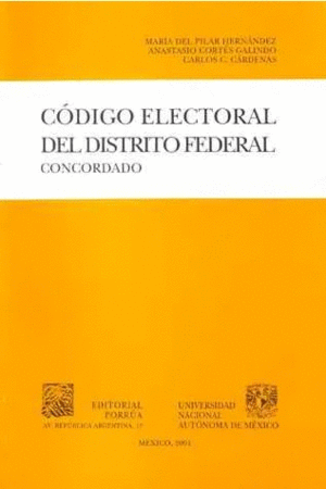CODIGO ELECTORAL DEL DISTRITO FEDERAL