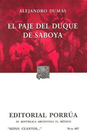 PAJE DEL DUQUE DE SABOYA EL