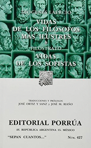 VIDAS DE LOS FILOSOFOS MAS ILUSTRES / FILOSTRATO VIDAS DE LOS SOFISTAS