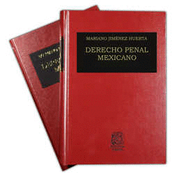 DERECHO PENAL MEXICANO 1-2 ANTES EN 5 TOMOS