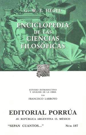 ENCICLOPEDIA DE LAS CIENCIAS FILOSOFICAS