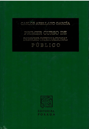 PRIMER CURSO DE DERECHO INTERNACIONAL PUBLICO