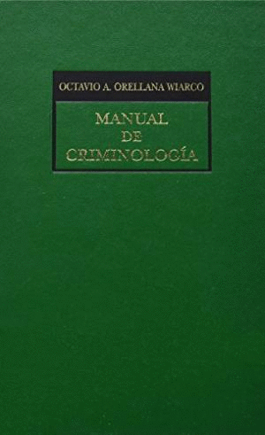 MANUAL DE CRIMINOLOGIA
