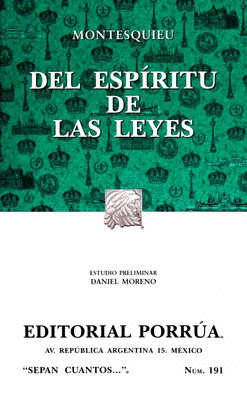 DEL ESPIRITU DE LAS LEYES