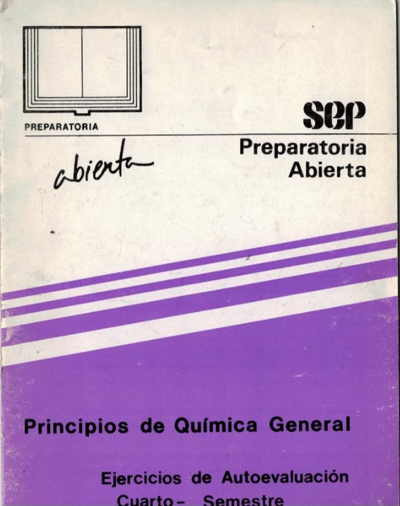 PRINCIPIOS DE QUIMICA GENERAL CUARTO SEMESTRE