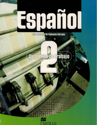 ESPA�OL 2 SECUNDARIA CUADERNO DE TRABAJO