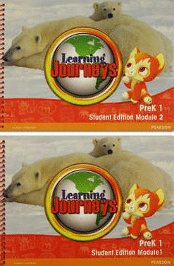 LEARNING JOURNEYS PREK 1 STUDENT EDITION MODULE 1 AND 2 C/2 CDS