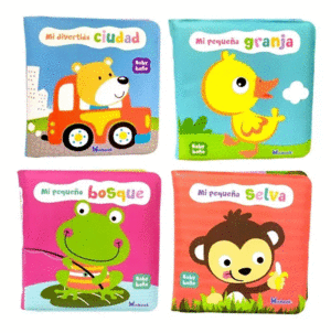 LIBROS DE BA�O INFANTIL ESTUCHE 6 EJEMPLARES