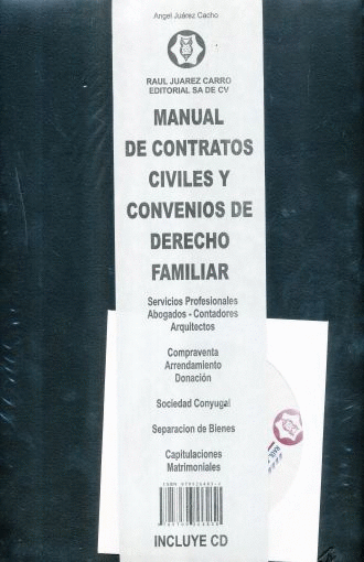 CARPETA MANUAL DE CONTRATOS CIVILES Y CONVENIOS DE DERECHO FAMILIAR