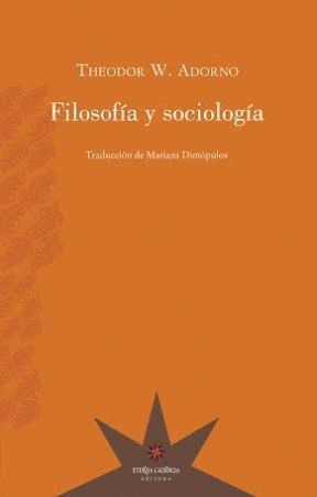 FILOSOFIA Y SOCIOLOGIA