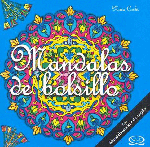 MANDALAS DE BOLSILLO 5 AZUL C/STICKERS