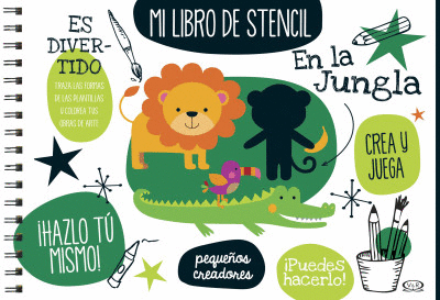 MI LIBRO DE STENCIL EN LA JUNGLA