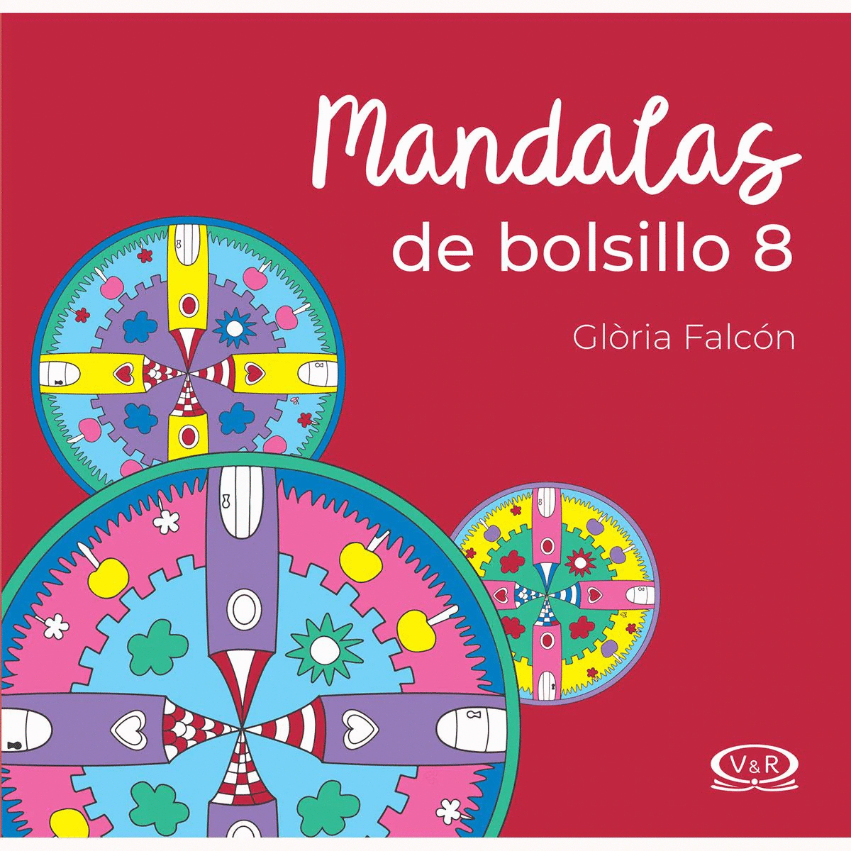 MANDALAS DE BOLSILLO 8 ROJO