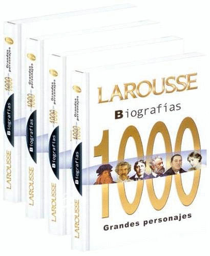 1000 BIOGRAFIAS GRANDES PERSONAJES (4 TOMOS)