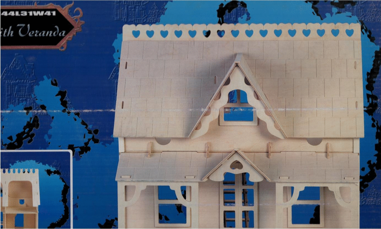 HOUSE WITH VERANDA DH003 (ROMPECABEZAS 3D)
