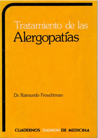TRATAMIENTOS DE LAS ALERGOPATIAS