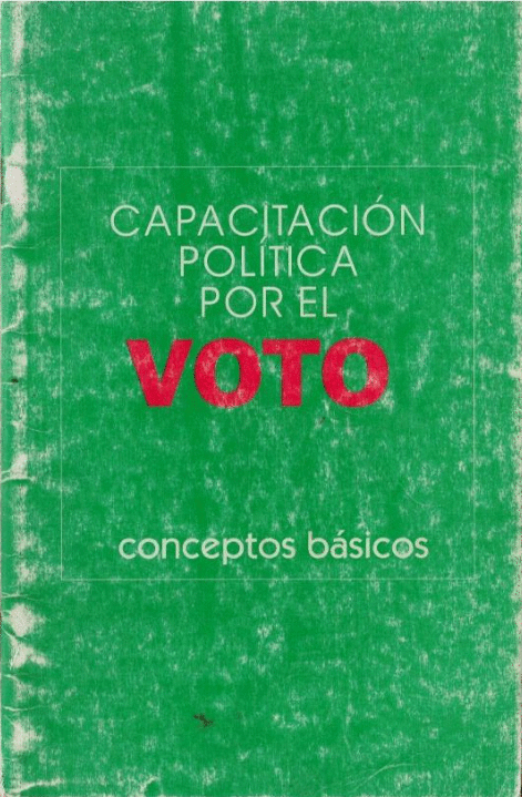 CAPACITACION POLITICA POR EL VOTO